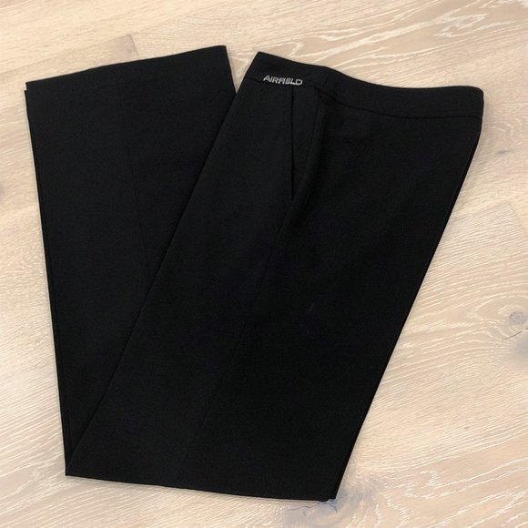 Airfield Black Trousers with Pockets - Picture 9 of 10